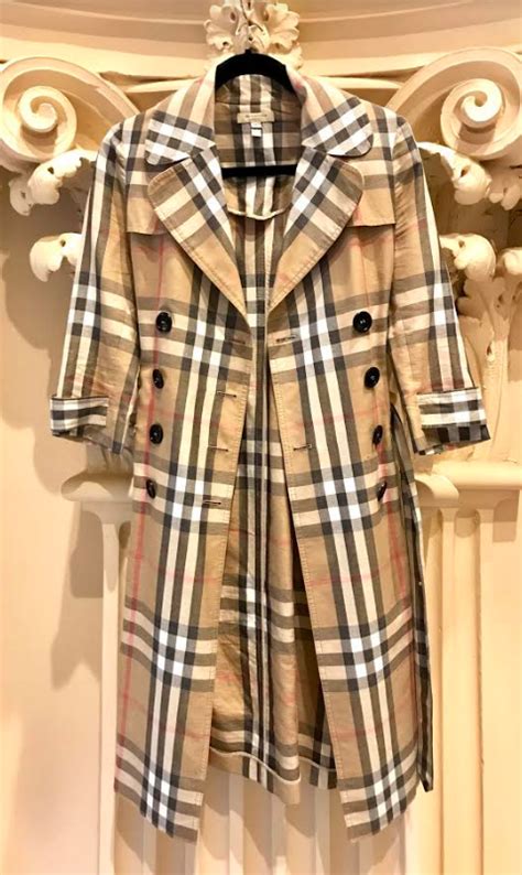 burberry coats plaid|burberry signature plaid women's coat.